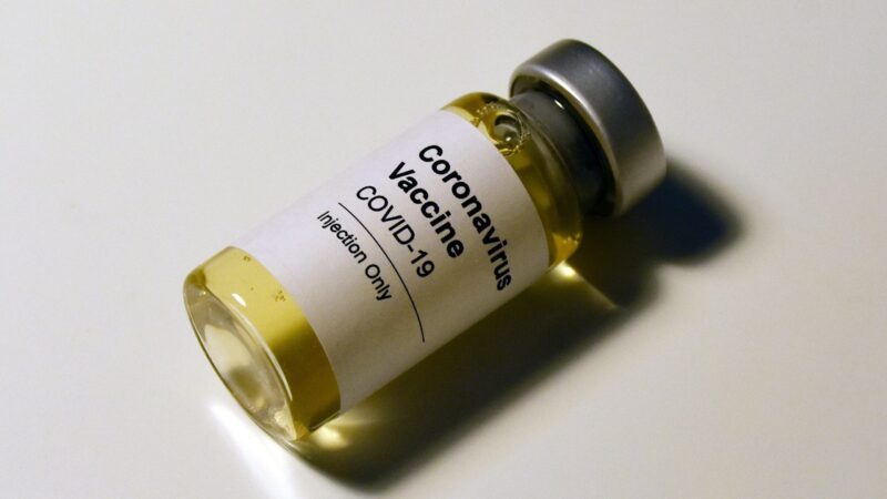 Covid-19 vaccine bottle