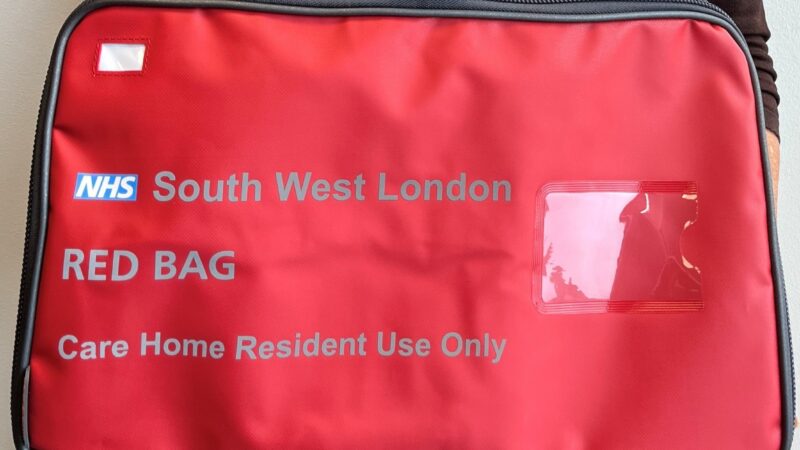 Red Bag care home residents take to hospital